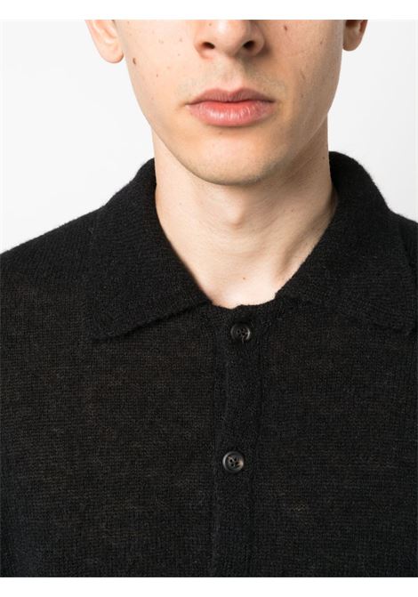 maglia evening polo uomo nera OUR LEGACY | M4213ECFSE